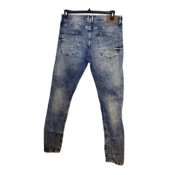 FSBN Men's Blue Jeans  Kj061424-B - Picture 3 of 3